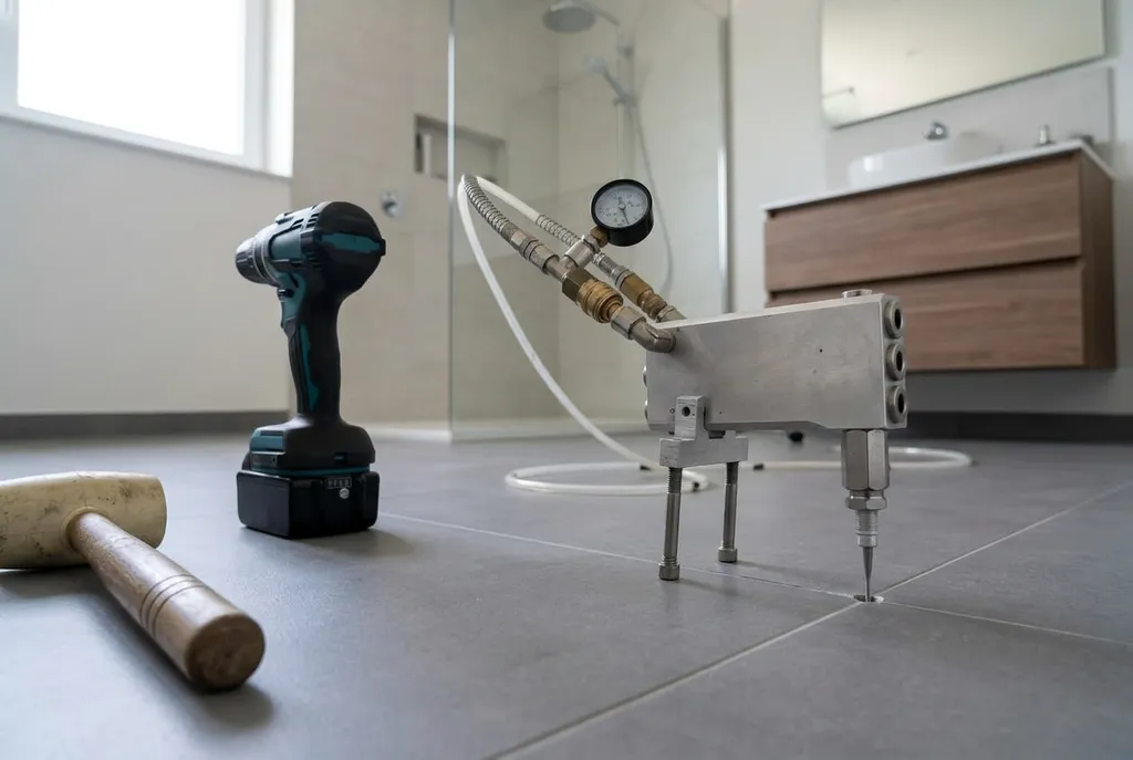 Kitbedrijf Weesp – holle tegels injecteren